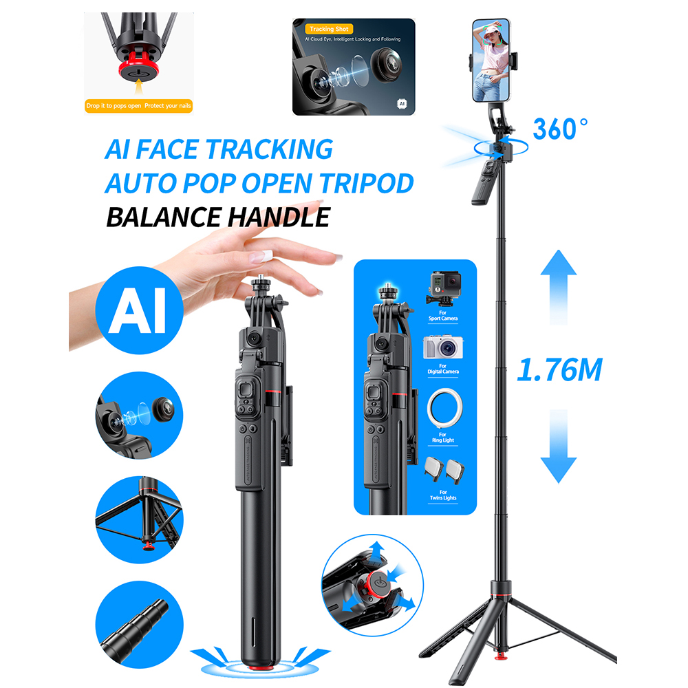 Photography Basics - Selfie Stick da salto con treppiede