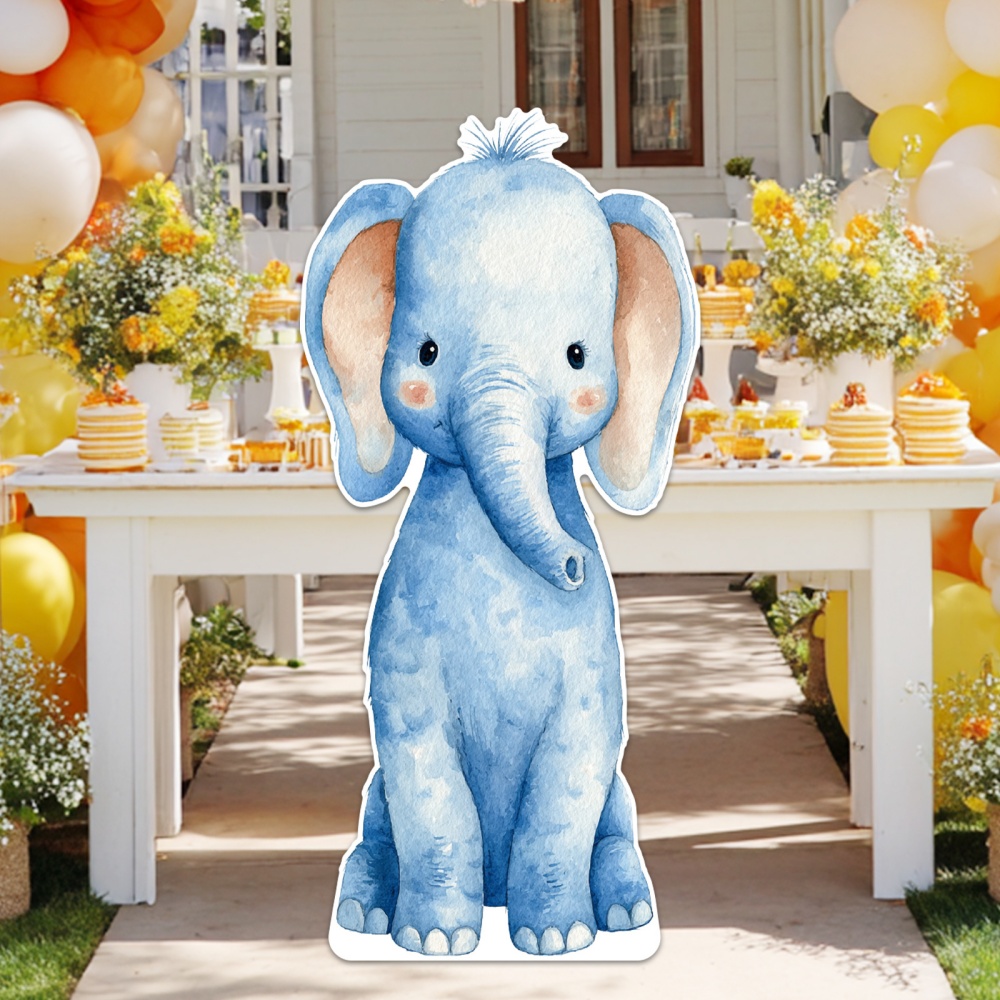 Photography Prompt - 1 Pezzo Simpatico Elefante Personalizzabile con