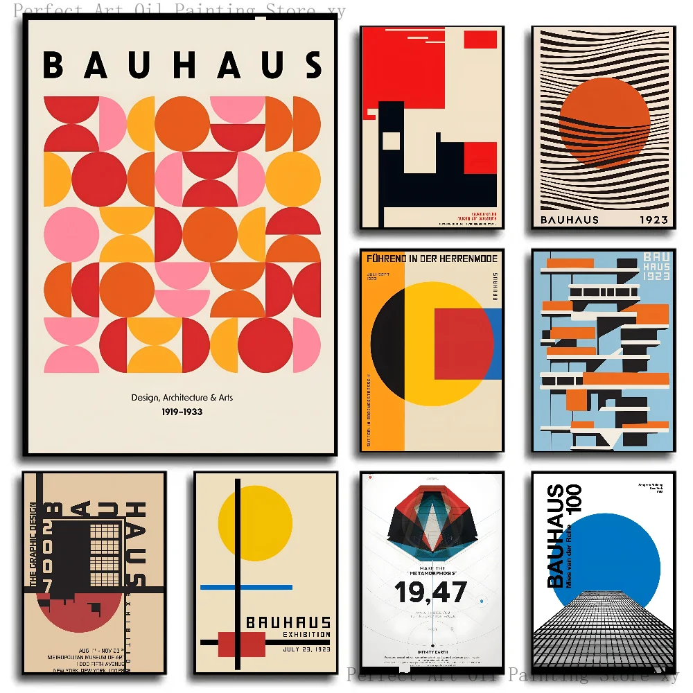 Photography Geometry - 1PC Bauhaus Semplicità moderna Poster geometrico